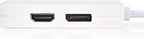 Nedis Mini DisplayPort-Kabel - DisplayPort 1.2 - Mini-DisplayPort Male - DisplayPort Female / DVI-D 24+1-Pins Female / HDMI Input - 21.6 Gbps - Vernikkeld - 0.20 m - Rond - PVC - Wit - Polybag - afbeelding 17