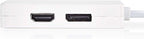 Nedis Mini DisplayPort-Kabel - DisplayPort 1.2 - Mini-DisplayPort Male - DisplayPort Female / DVI-D 24+1-Pins Female / HDMI Input - 21.6 Gbps - Vernikkeld - 0.20 m - Rond - PVC - Wit - Polybag - afbeelding 11