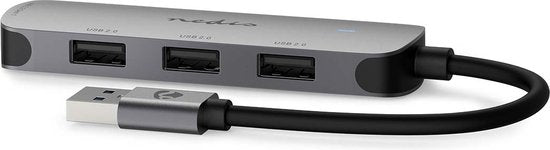 Nedis USB-Hub - USB-A Male - 4x USB A Female - 4-Poorts poort(en) - USB 2.0 / USB 3.2 Gen 1 - USB Gevoed - afbeelding 6