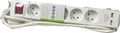 Stekkerdoos | France / Type-E (CEE 7/6) | 5-wegs | 1.50 m | 3680 W | 16 A | Soort aarding: Aardpen | 230 V ~ 50/60 Hz | Hoek van stopcontact: 45 Â° | H05VV-F 3G 1,5 mmÂ² | Aan/uit knop | Wit - afbeelding 1