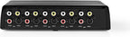 Nedis S-Video Switches - 4-Poorts poort(en) - Input: 4x Composiet-Video + S-Video - Output: 1x 3,5 mm / 1x Composiet-Video - 1024x576 - ABS - Zwart - afbeelding 3