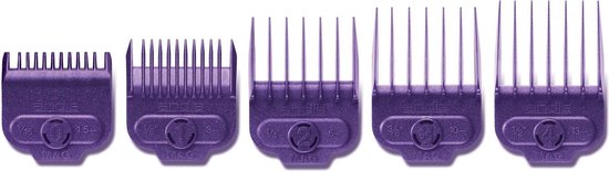 Andis Single Magnet Small Attachment Combs 5-kammen Set - afbeelding 3
