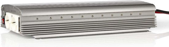 Nedis Auto Omvormer 1700W – 24V / 230V – 2x Stopcontact – Gemodificeerde Sinusgolf – Schroefaansluiting – Spanningsomvormer - afbeelding 3