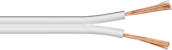 Nedis Speaker-Kabel - 2 x 2.50 mm² - Koper - 15.0 m - Rond - PVC - Wit - Rol - afbeelding 6
