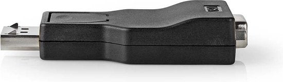 Nedis DisplayPort-Adapter - DisplayPort Male - VGA Female 15p - 1080p - Vernikkeld - Recht - Rond - ABS - ABS - Zwart - Doos - afbeelding 2