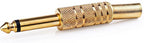 Nedis 6,35 mm Audioconnector - Recht - Male - Verguld - Soldeer - Diameter kabelinvoer: 6.8 mm - Metaal - Goud - Polybag - 25 Stuks - afbeelding 2