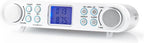Nedis Keukenradio - Kastontwerp - FM - Netvoeding - Digitaal - 1.5 W - 2 " - Zwart-Blauw Scherm - Wekker - Wit / Zilver - afbeelding 10