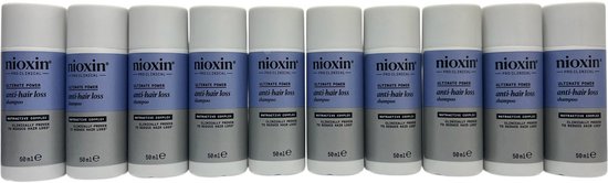 Nioxin Anti-Hairloss Shampoo 10 stuks ( TOTAAL 500ML )Reisverpakking à 50 ml- Normale shampoo - Voor Alle haartypes - afbeelding 4