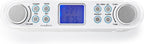 Nedis Keukenradio - Kastontwerp - FM - Netvoeding - Digitaal - 1.5 W - 2 " - Zwart-Blauw Scherm - Wekker - Wit / Zilver - afbeelding 12
