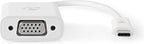 Nedis USB-C Adapter - USB 3.2 Gen 1 - USB-C Male - VGA Female 15p - 1080p - 5 Gbps - 0.20 m - Rond - Vernikkeld - PVC - Wit - Polybag - afbeelding 2