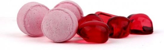Isabelle Laurier Bath Pearls Passion Fruit 8x3,5g + Bath Fizzers Pinky 5x8g - 12 doosjes (6+6) in overdoos - afbeelding 5