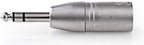 XLR-Adapter | XLR 3-pins male - 6,35 mm male | 10 stuks | Metaal - afbeelding 1
