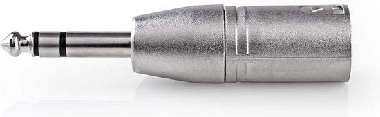 XLR-Adapter | XLR 3-pins male - 6,35 mm male | 10 stuks | Metaal - afbeelding 1
