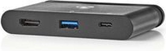 USB Multi-Port Adapter - USB 3.2 Gen 1 - USB-C Male - HDMI Female / USB-A Female / USB-C Female - Rond - Vernikkeld - Zwart - Window Box met Euro Lock - afbeelding 10