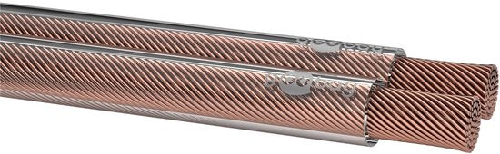 Goobay Luidspreker kabel (CU koper) - 2x 1,50mm² / transparant - 100 meter - afbeelding 2