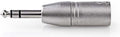 XLR-Adapter | XLR 3-pins male - 6,35 mm male | 10 stuks | Metaal Zilver — EAN 5412810299058