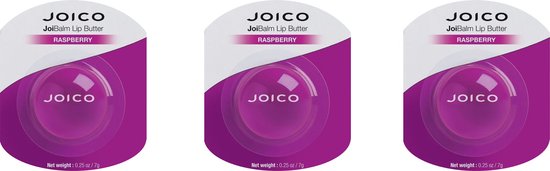 Joico JoiBalm Lip Butter 3 stuks RASPBERRY 7g - afbeelding 1