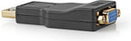 Nedis DisplayPort-Adapter - DisplayPort Male - VGA Female 15p - 1080p - Verguld - Recht - Rond - ABS - Antraciet - Doos - afbeelding 5