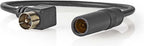 Nedis Kabel voor Auto-Antenne - IEC (Coax) Male - Auto-Antenne-Aansluiting - Vernikkeld - 0.30 m - Rond - PVC - Zwart - Polybag - afbeelding 3