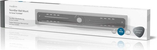 Nedis Soundbar Beugel - Geschikt voor Sonos® PLAYBAR™ - Wand - 15 kg - Vast - ABS / Staal - Zwart - afbeelding 4