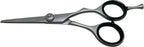 Kappersschaar Goede kwaliteit/prijsverhouding te Gebruiken voor alle Natuurlijke Haren voor Mens en Dier, Rechtshandig 5,5 inch Matzilver met Leatherlook Etui - afbeelding 4