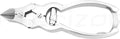 Nagelknipper Double Action / Nageltang / Pedicure Tang | PZ-617 - afbeelding 1