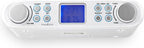 Nedis Keukenradio - Kastontwerp - FM - Netvoeding - Digitaal - 1.5 W - 2 " - Zwart-Blauw Scherm - Wekker - Wit / Zilver - afbeelding 14