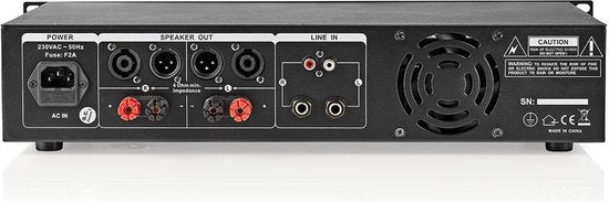 Nedis PA-Versterker - RMS Output: 2x 40 W @ 8 Ohm / 2x 60 W @ 4 Ohm - 2 Kanalen - 19 "rack-montage - Metaal - Zwart - afbeelding 5