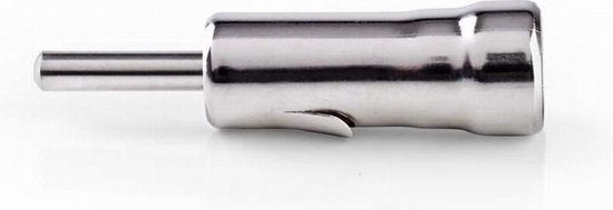 Nedis Connector voor Auto-Antenne - Recht - Male - Koper - 50 Ohm - Druk op - Metaal - Zilver - 10 Stuks - Envelop - afbeelding 6