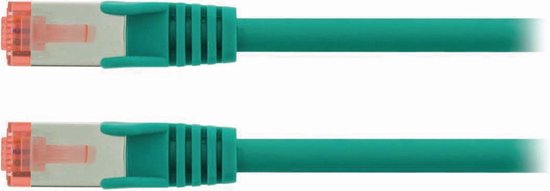 CAT6 Netwerkkabel - RJ45 Male - RJ45 Male - S/FTP - 10.0 m - Rond - LSZH - Groen - Polybag - afbeelding 7