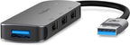 Nedis USB-Hub - USB-A Male - 4x USB A Female - 4-Poorts poort(en) - USB 2.0 / USB 3.2 Gen 1 - USB Gevoed - afbeelding 7