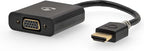 HDMI - VGA-kabel | HDMIâ„¢-connector - VGA female + 3,5 mm uitgang | 0,2 m | Antraciet - afbeelding 8