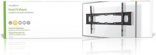 Vaste TV-Muurbeugel - 37-70 " - Maximaal schermgewicht: 40 kg - Minimale muurafstand: 28 mm - Staal - Zwart - afbeelding 3