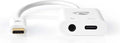 USB-C audio adapter USB-C - audio - 0,15 Wit — EAN 5412810313068