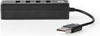 Nedis USB-Hub - USB-A Male - 4x USB A Female - 4-Poorts poort(en) - USB 2.0 - USB Gevoed - afbeelding 3