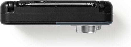 Nedis FM-Radio - Draagbaar Model - FM - Batterij Gevoed / Netvoeding - Analoog - 2.4 W - Zwart-Wit Scherm - Koptelefoonoutput - IP20 - Handvat - Grijs / Zwart - afbeelding 4