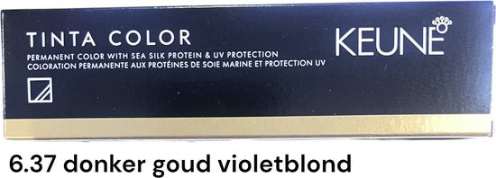 Keune Tinta 6.37 Donker Goud Violetblond - afbeelding 1