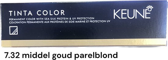 Keune Tinta 7.32 middel goud parelblond - afbeelding 1