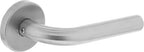 Intersteel Deurkruk - recht op ronde rozet staal 55x8mm - 0035.122802 - afbeelding 1