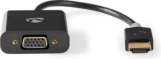 HDMI - VGA-kabel | HDMIâ„¢-connector - VGA female + 3,5 mm uitgang | 0,2 m | Antraciet - afbeelding 7