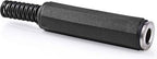Nedis 6,35 mm Audioconnector - Recht - Female - Vernikkeld - Soldeer - Diameter kabelinvoer: 6.0 mm - Polyvinylchloride (PVC) - Zwart - Polybag - 25 Stuks - afbeelding 6