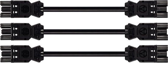 Wieland GST18I3 Koppelsnoer 2.5mm² - 1 meter – 3 stuks - afbeelding 1