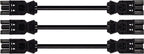 Wieland GST18I3 Koppelsnoer 2.5mm² - 1 meter – 3 stuks - afbeelding 1