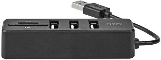 Nedis USB-Hub - 1x USB-A - 3x USB A Female - 5-Poorts poort(en) - USB 2.0 - USB Gevoed - SD & MicroSD - afbeelding 11