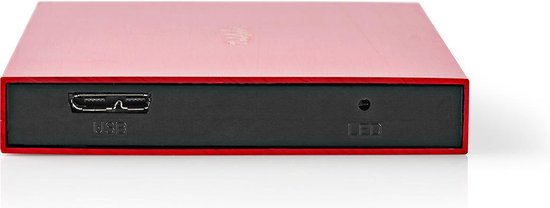 Nedis Hardeschijfbehuizing | 2.5 " | SATA III 6 Gb/s | USB 3.2 Gen1 | USB Type-A | Aluminium / Kunststof - afbeelding 3