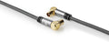Coaxkabel - IEC (Coax) Male - IEC (Coax) Female - Verguld - 75 Ohm - Viervoudig Afgeschermd - 2.00 m - Rond - Katoen - Grijs / Gun Metal Grijs - Cover Window Box - afbeelding 1