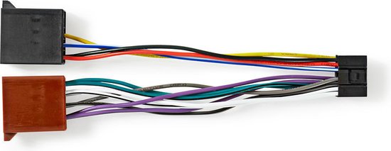 Nedis ISO-Kabel voor Autoradio - ISO-compatibiliteit: Kenwood - 0.15 m - Rond - PVC - Polybag - afbeelding 4