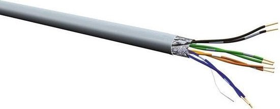 Nedis Netwerk Kabel Rol - CAT5e - Stranded - F/UTP - Koper - 305.0 m - Binnenshuis - Rond - PVC - Grijs - Trekdoos - afbeelding 13