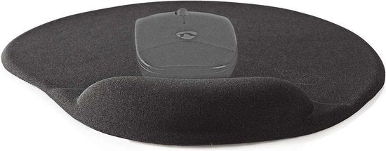 Nedis Muismat - 215 mm - Zwart - afbeelding 1