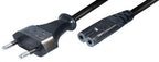 Nedis Stroomkabel - Euro Male - IEC-320-C7 - Recht - Recht - Vernikkeld - 5.00 m - Plat - PVC - Zwart - Envelop - afbeelding 3